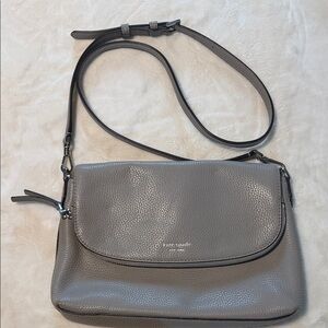 Kate Spade Taupe Leather Crossbody Bag